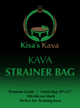 Load image into Gallery viewer, Kisa&#39;s Kava - Premium Grade Traditional Kava Strainer Bag