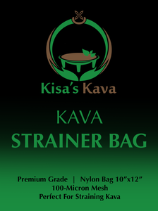 Kisa's Kava - Premium Grade Traditional Kava Strainer Bag